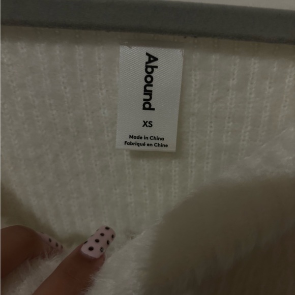 Abound Off-the-Shoulder Cream Sweater - Picture 3 of 3